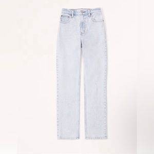 Abercrombie & Fitch Ultra High Rise 90s Straight Jean
